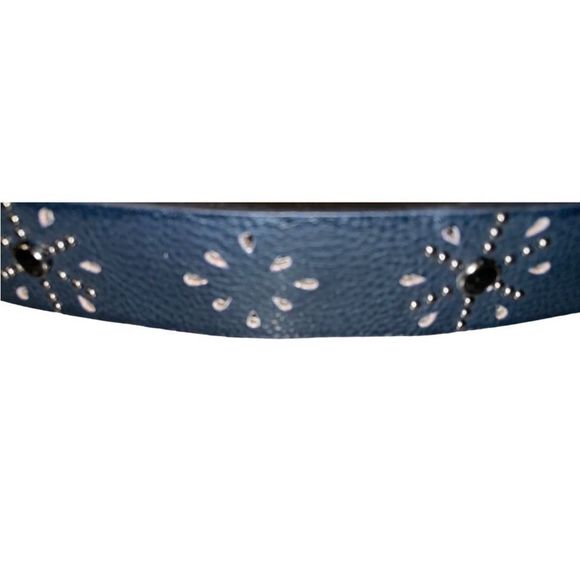 Hollywood Vegan Leather Studded Belt - Bid Now = Discounted Shipping - Picture 5 of 10